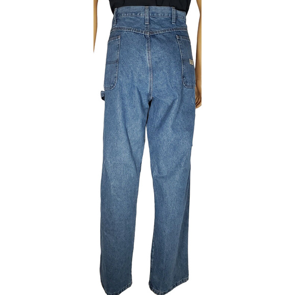 Wrangler Carpenter Work Blue Jeans Mens Size 40x30*(See measurements for fit) #2 - Picture 2 of 7